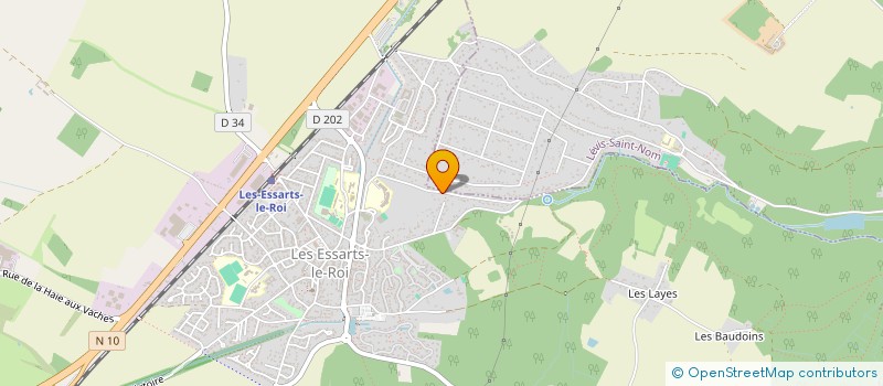 localisation de l'entreprise MADAME CAROLINE BONNET  LES ESSARTS-LE-ROI