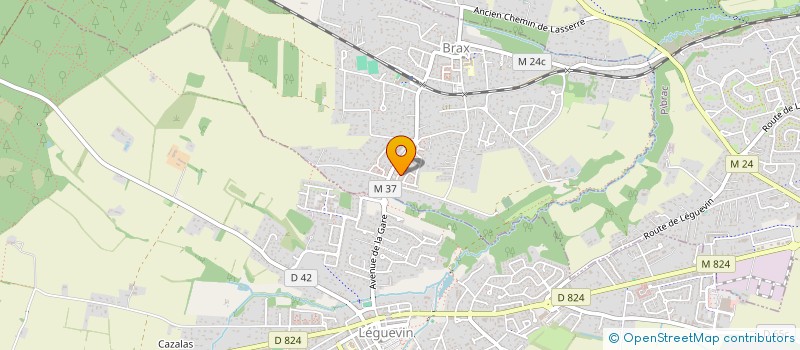 localisation de l'entreprise MADAME CAROLINE BONNIEC  LEGUEVIN