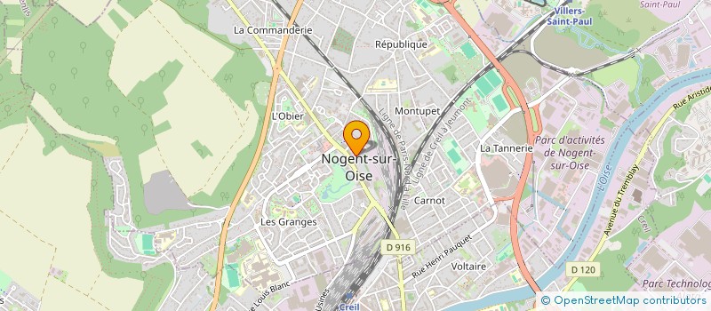 localisation de l'entreprise MADAME CAROLINE BONO  NOGENT-SUR-OISE