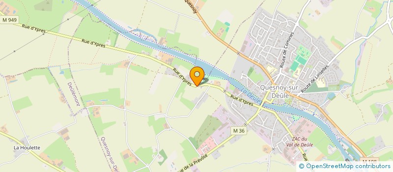 localisation de l'entreprise MADAME CAROLINE BONTE à QUESNOY-SUR-DEULE