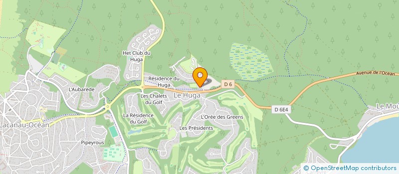 localisation de l'entreprise MADAME CAROLINE BOQUET  LACANAU