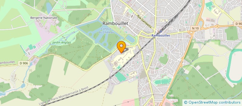 localisation de l'entreprise MADAME CAROLINE BORIES  RAMBOUILLET