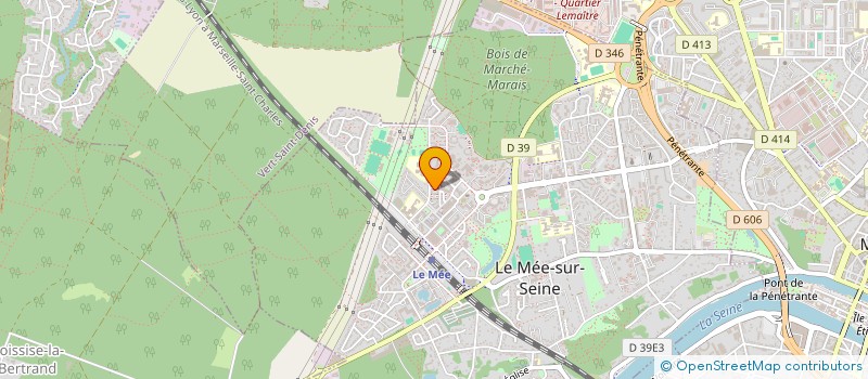 localisation de l'entreprise MADAME CAROLINE BORREGO  LE MEE-SUR-SEINE