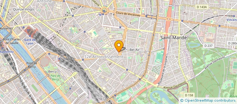 localisation de l'entreprise MADAME CAROLINE BOSC  PARIS