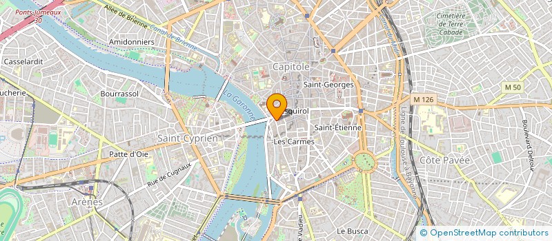 localisation de l'entreprise MADAME CAROLINE BOUCHE à TOULOUSE
