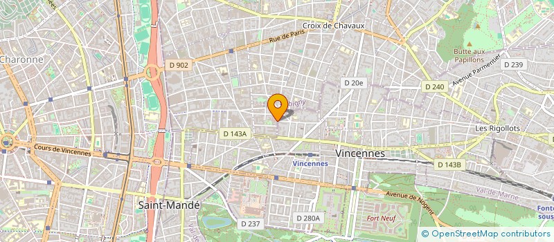 localisation de l'entreprise MADAME CAROLINE BOUCHER à MONTREUIL