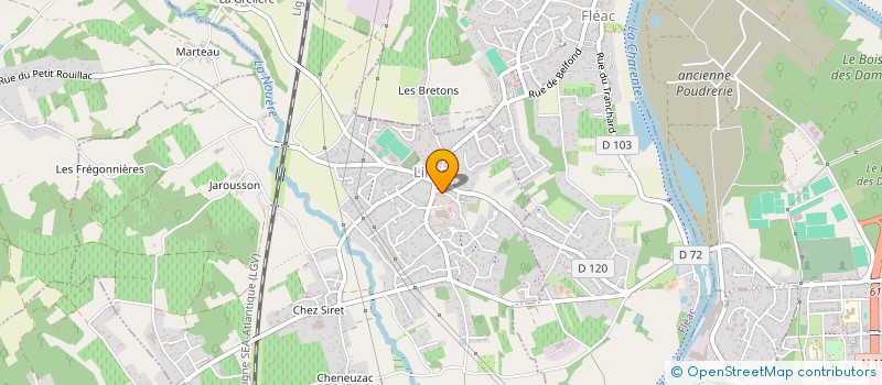 localisation de l'entreprise MADAME CAROLINE BOUCHERIT à LINARS
