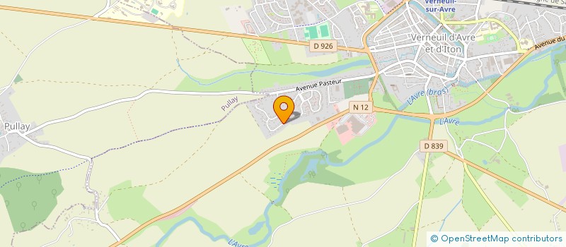 localisation de l'entreprise MADAME CAROLINE BOUDEHEN  VERNEUIL D'AVRE ET D'ITON