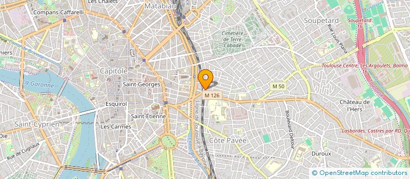localisation de l'entreprise MADAME CAROLINE BOUETTE  TOULOUSE