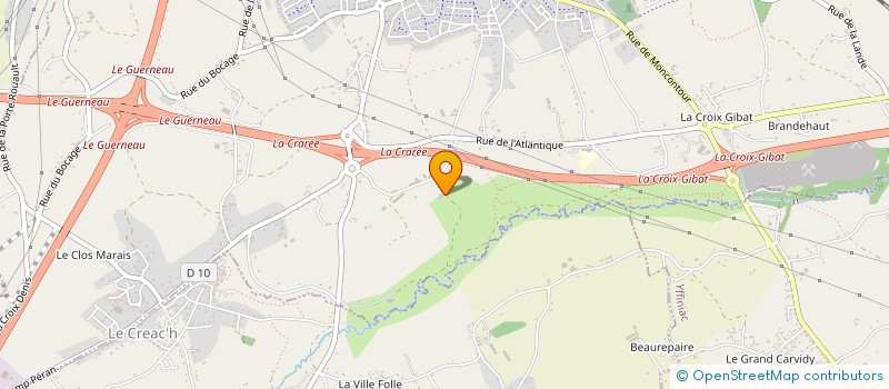 localisation de l'entreprise MADAME CAROLINE BOUGUET  TREGUEUX