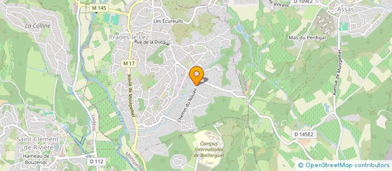 localisation de l'entreprise MADAME CAROLINE BOUILHOL  PRADES-LE-LEZ