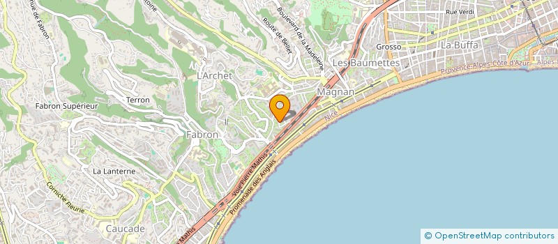 localisation de l'entreprise MADAME CAROLINE BOULAY à NICE
