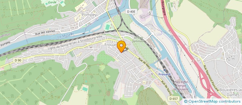 localisation de l'entreprise MADAME CAROLINE BOUQUET  FROUARD