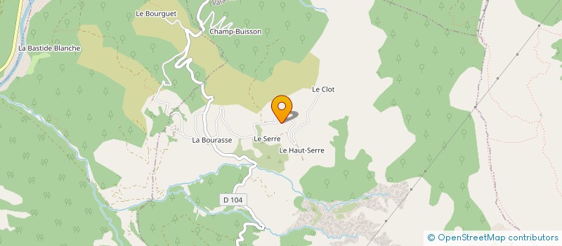 localisation de l'entreprise MADAME CAROLINE BOURDA  VALAVOIRE