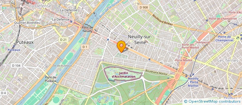 localisation de l'entreprise MADAME CAROLINE BOURDET à NEUILLY-SUR-SEINE