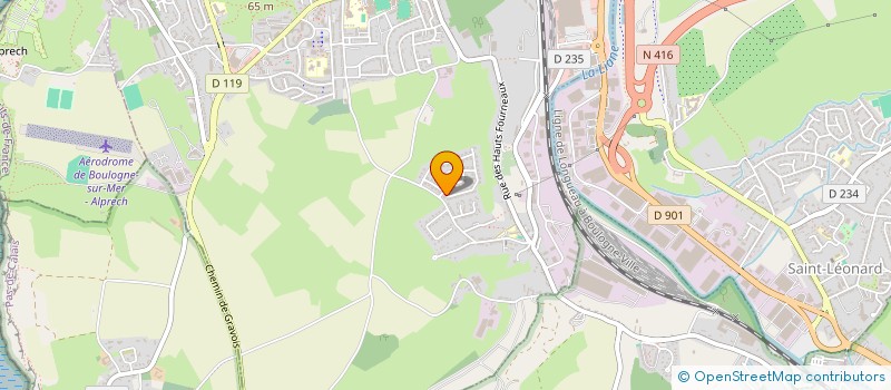 localisation de l'entreprise MADAME CAROLINE BOURDON  OUTREAU