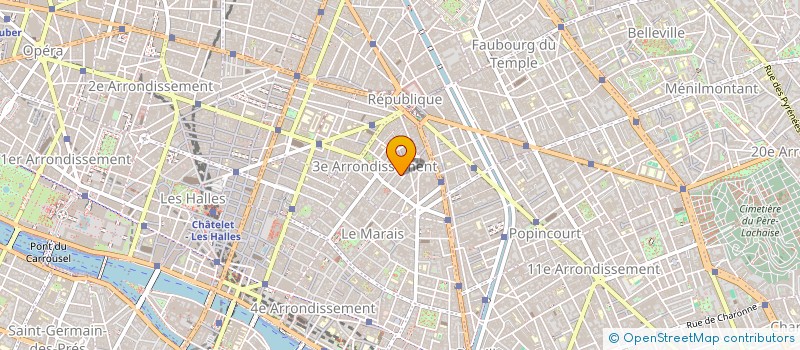 localisation de l'entreprise MADAME CAROLINE BOURGEOIS  PARIS