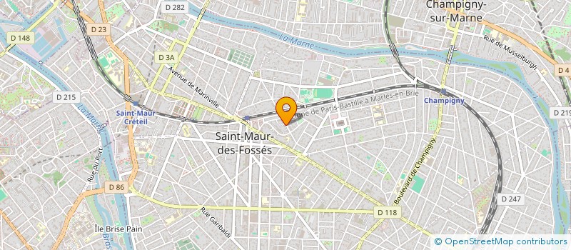 localisation de l'entreprise MADAME CAROLINE BOURGOIN à SAINT-MAUR-DES-FOSSES