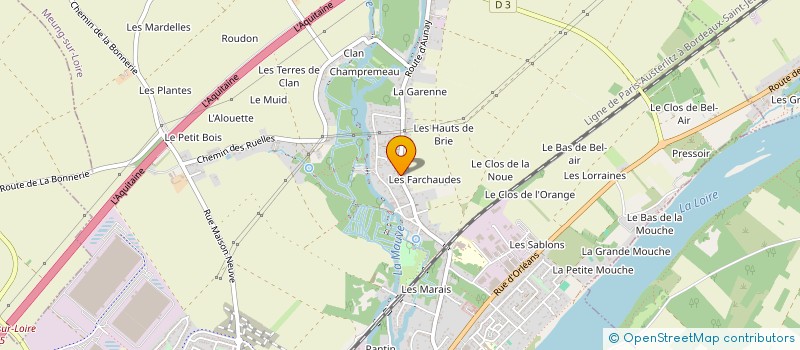 localisation de l'entreprise MADAME CAROLINE BOURGOUIN à MEUNG-SUR-LOIRE