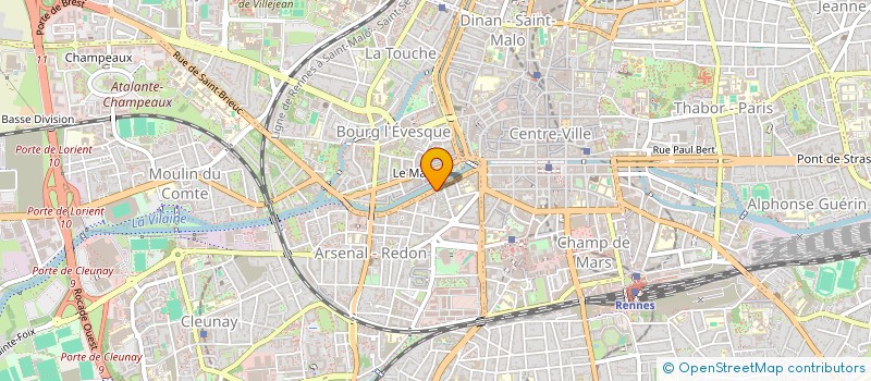 localisation de l'entreprise MADAME CAROLINE BOURIE  RENNES