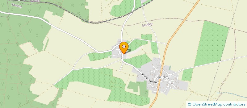 localisation de l'entreprise MADAME CAROLINE BOURIN  SAUDOY