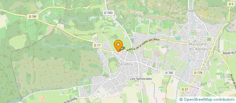 localisation de l'entreprise MADAME CAROLINE BOURRILLON  PARADOU