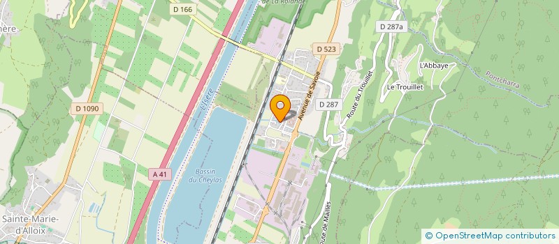 localisation de l'entreprise MADAME CAROLINE BOUTELLEAU  LE TOUVET