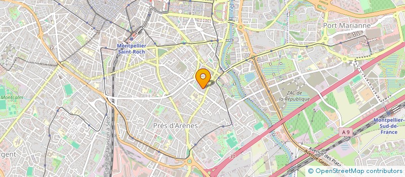 localisation de l'entreprise MADAME CAROLINE BOUTRIE à MONTPELLIER