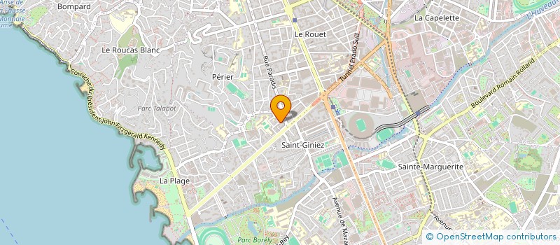 localisation de l'entreprise MADAME CAROLINE BOUVET à MARSEILLE 8EME