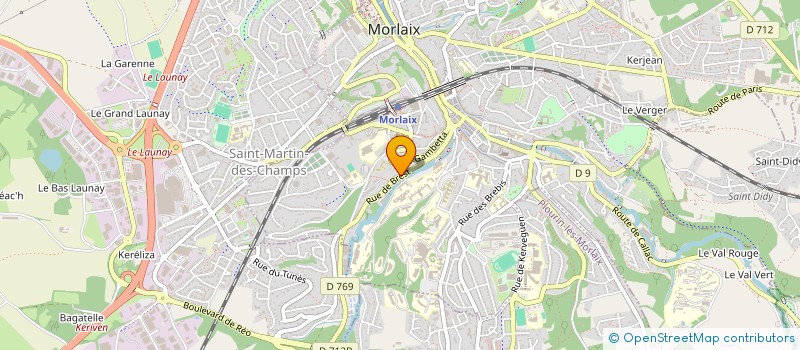 localisation de l'entreprise MADAME CAROLINE BOZEC à MORLAIX