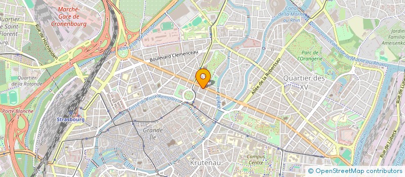 localisation de l'entreprise MADAME CAROLINE BRAUNSTEIN à STRASBOURG