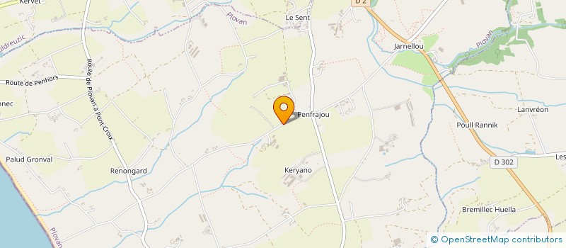 localisation de l'entreprise MADAME CAROLINE BRELIVET  PLOVAN