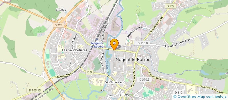 localisation de l'entreprise MADAME CAROLINE BRENELLIERE à NOGENT-LE-ROTROU