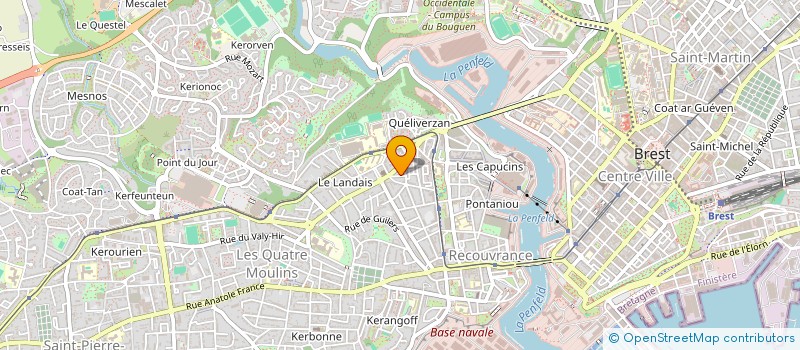 localisation de l'entreprise MADAME CAROLINE BRESSO à BREST