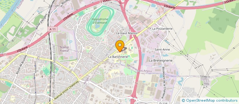 localisation de l'entreprise MADAME CAROLINE BRICHET  VERRIERES-EN-ANJOU