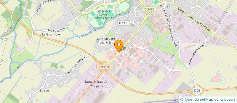 localisation de l'entreprise MADAME CAROLINE BRIFFAUD  FONTENAY LE COMTE