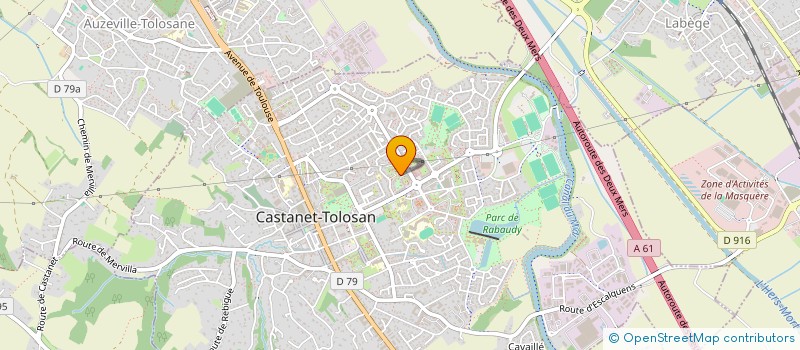 localisation de l'entreprise MADAME CAROLINE BRIVALL à CASTANET-TOLOSAN