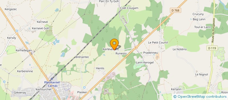 localisation de l'entreprise MADAME CAROLINE BROCH  PLOUHARNEL