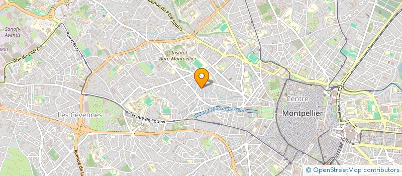 localisation de l'entreprise MADAME CAROLINE BROUSSE à MONTPELLIER