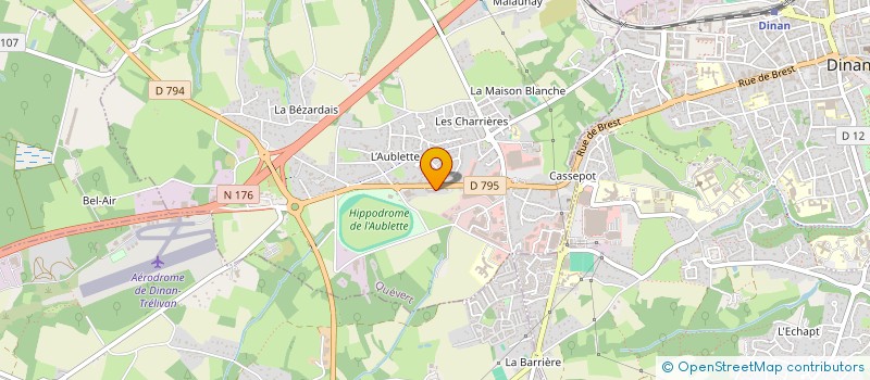 localisation de l'entreprise MADAME CAROLINE BRUGE à QUEVERT