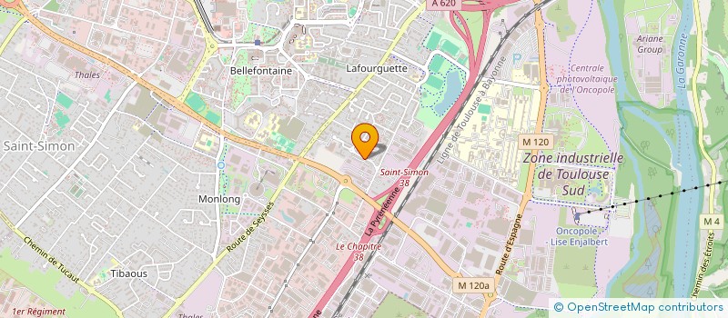 localisation de l'entreprise MADAME CAROLINE BRUN à TOULOUSE