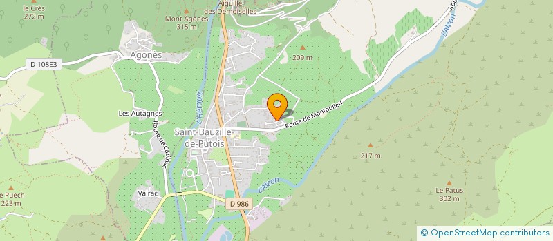 localisation de l'entreprise MADAME CAROLINE BRUNEL  SAINT-BAUZILLE-DE-PUTOIS