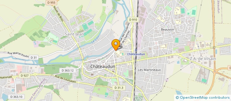 localisation de l'entreprise MADAME CAROLINE BRUNELLE à CHATEAUDUN