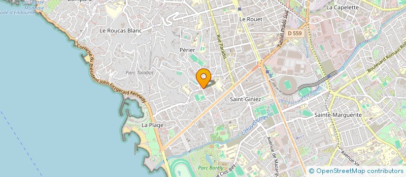 localisation de l'entreprise MADAME CAROLINE BRUNO  MARSEILLE