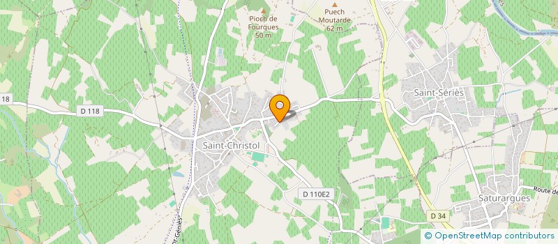 localisation de l'entreprise MADAME CAROLINE BRUNO  ENTRE-VIGNES