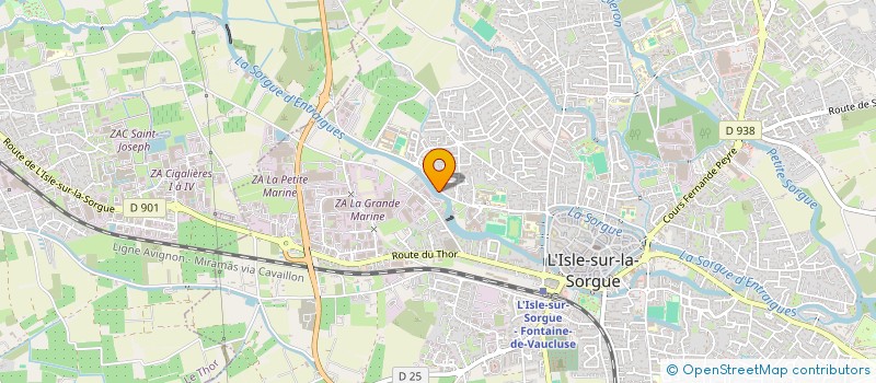 localisation de l'entreprise MADAME CAROLINE BUCAILLE à L'ISLE-SUR-LA-SORGUE