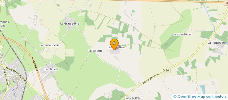 localisation de l'entreprise MADAME CAROLINE BUFFARD à PORNIC