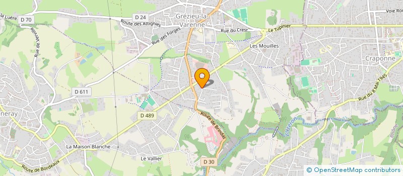 localisation de l'entreprise MADAME CAROLINE BUFFET  GREZIEU-LA-VARENNE