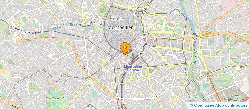 localisation de l'entreprise MADAME CAROLINE BUGARD à MONTPELLIER