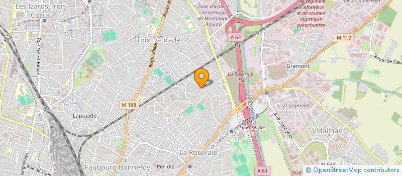 localisation de l'entreprise MADAME CAROLINE BUREAU à TOULOUSE